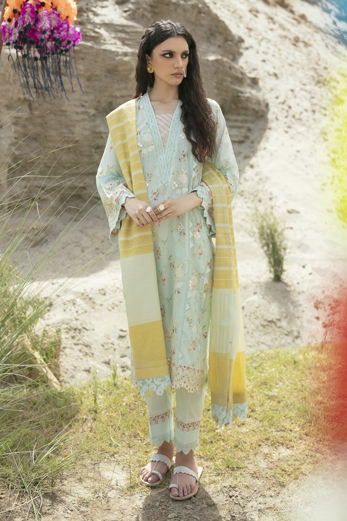 EE 09 | Qalamkar | Q line Lawn Collection'21