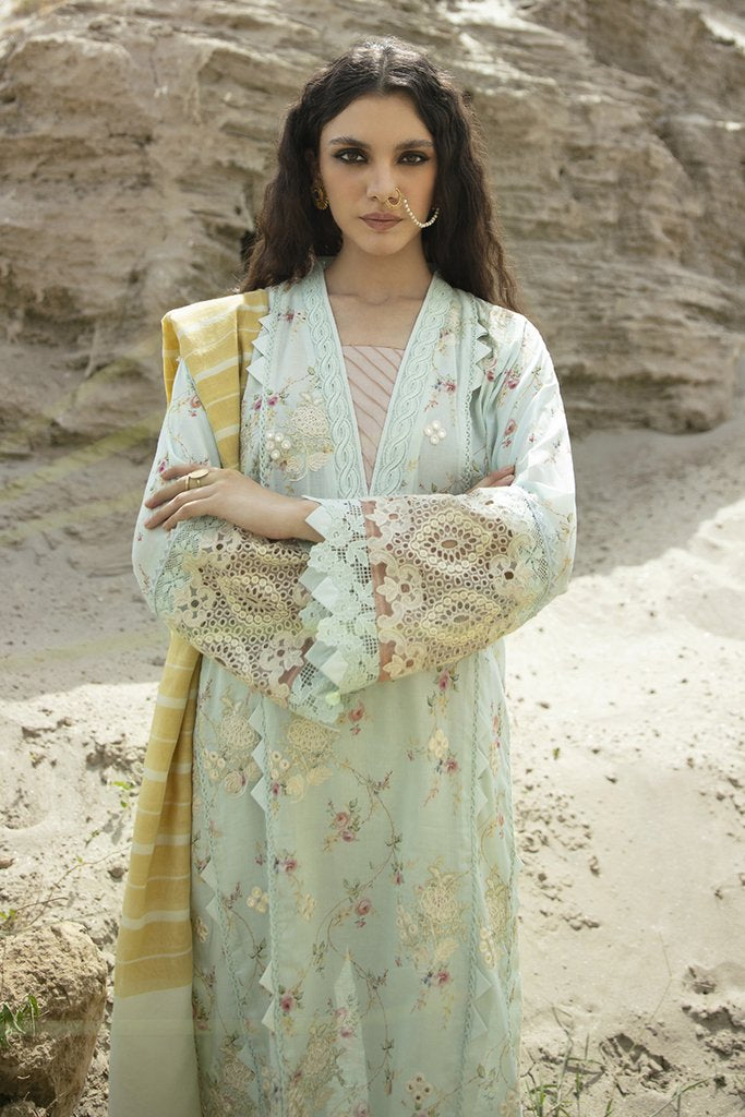 EE 09 | Qalamkar | Q line Lawn Collection'21
