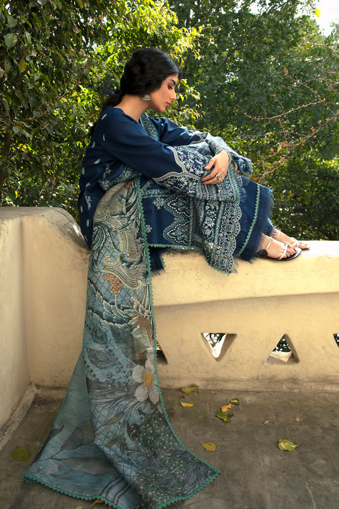 QB - 03 Adda | Qalamkar | Qline Summer Lawn 2022