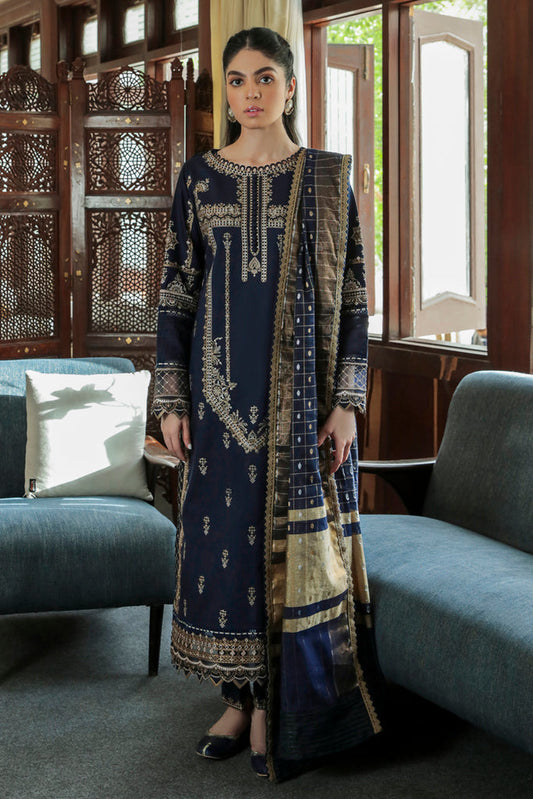AQ-10 ESHAAL | Qalamkar | Qline Dastak Lawn Collection 2022