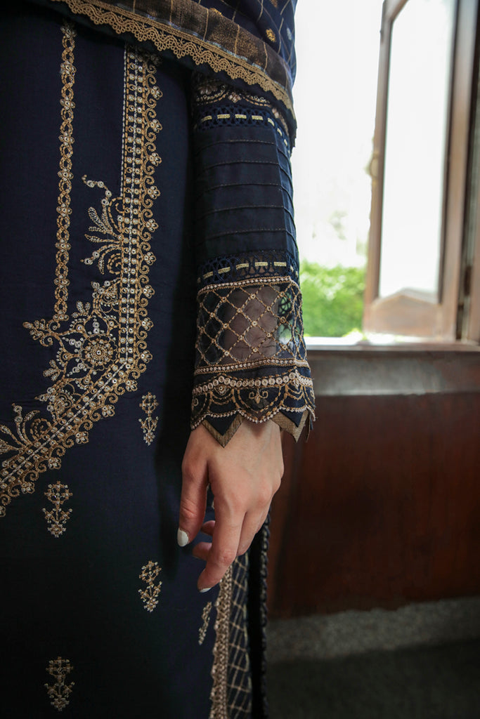 AQ-10 ESHAAL | Qalamkar | Qline Dastak Lawn Collection 2022