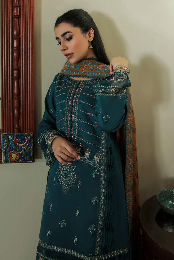 AQ-12 AMAL | Qalamkar | Qline Dastak Lawn Collection 2022
