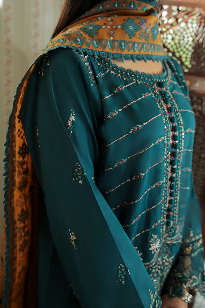 AQ-12 AMAL | Qalamkar | Qline Dastak Lawn Collection 2022