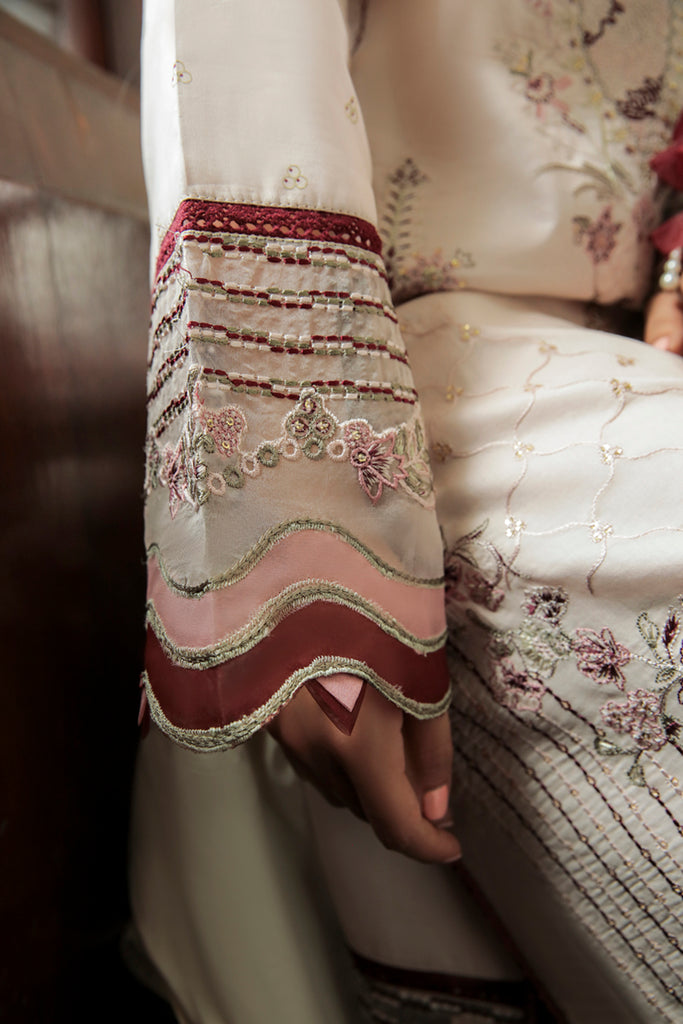 AQ-03 SAFFA | Qalamkar | Qline Dastak Lawn Collection 2022