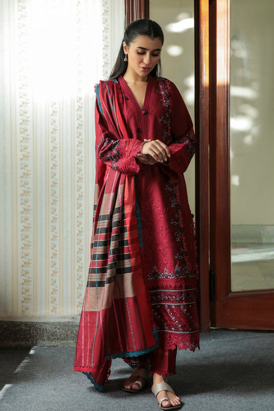 AQ-07 MAYA | Qalamkar | Qline Dastak Lawn Collection 2022