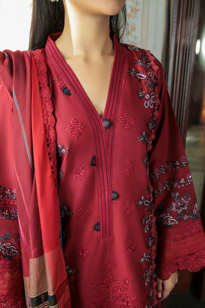 AQ-07 MAYA | Qalamkar | Qline Dastak Lawn Collection 2022