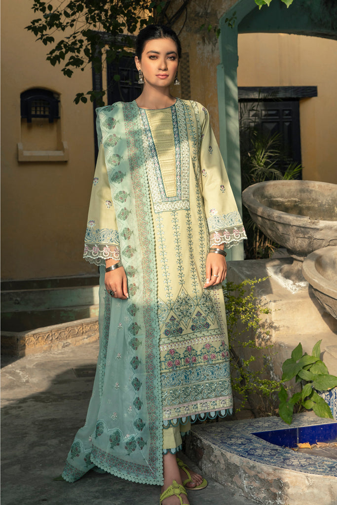 QB - 04 Zoe   | Qalamkar | Qline Summer Lawn 2022