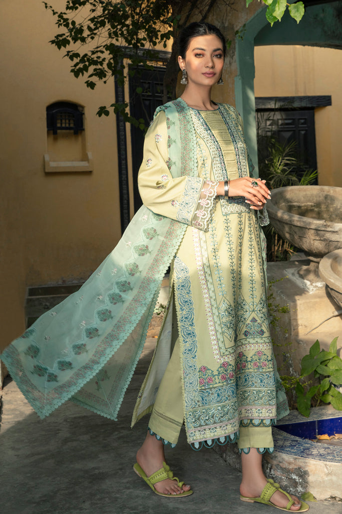 QB - 04 Zoe   | Qalamkar | Qline Summer Lawn 2022