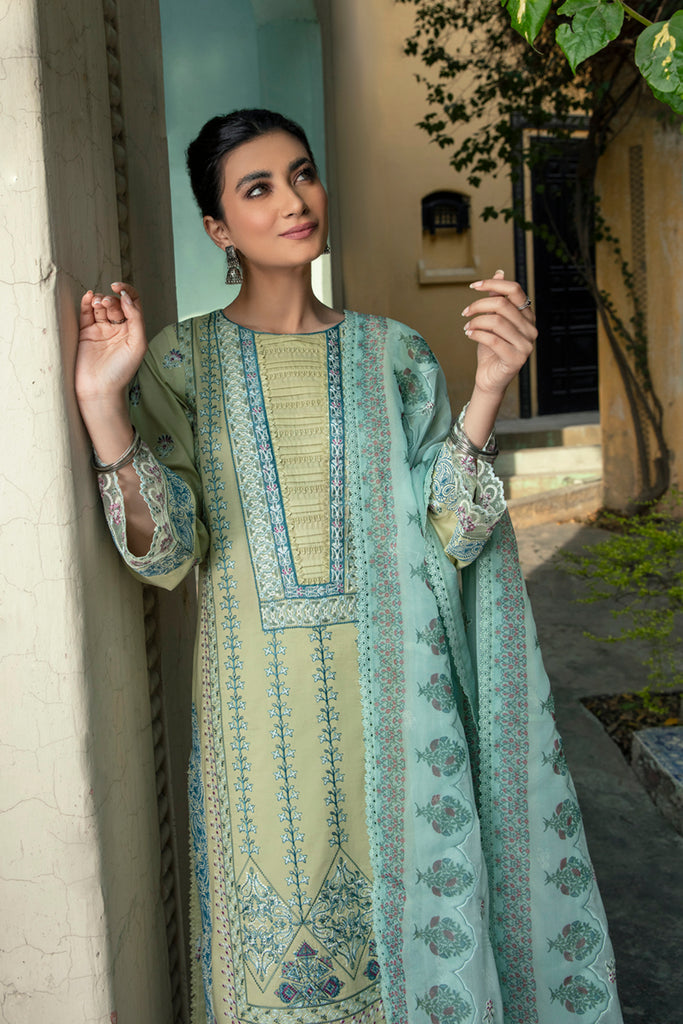 QB - 04 Zoe   | Qalamkar | Qline Summer Lawn 2022