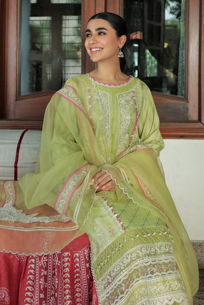 AQ-06 ZARA | Qalamkar | Qline Dastak Lawn Collection 2022