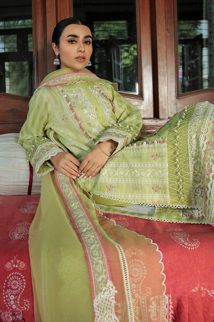 AQ-06 ZARA | Qalamkar | Qline Dastak Lawn Collection 2022