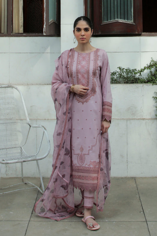 AQ-04 ELAAF | Qalamkar | Qline Dastak Lawn Collection 2022