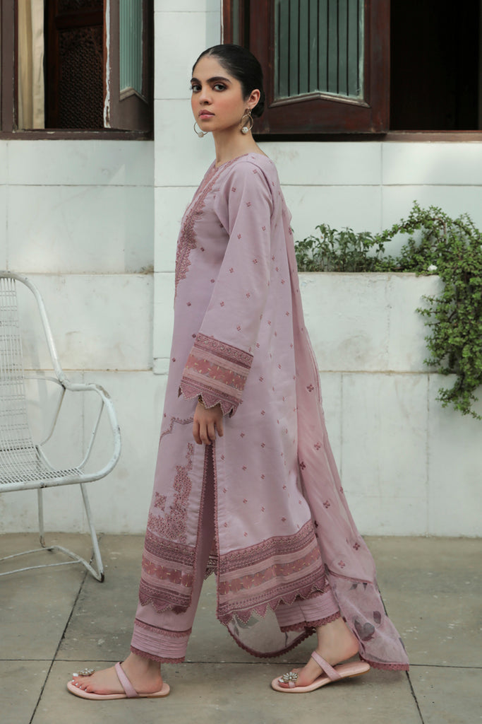 AQ-04 ELAAF | Qalamkar | Qline Dastak Lawn Collection 2022