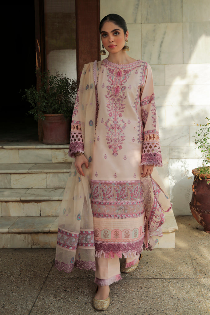 AQ-08 SAMAR | Qalamkar | Qline Dastak Lawn Collection 2022