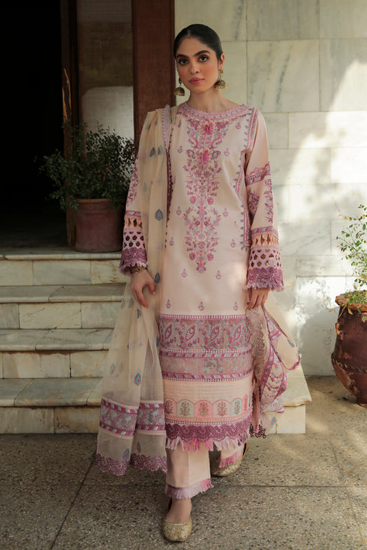AQ-08 SAMAR | Qalamkar | Qline Dastak Lawn Collection 2022