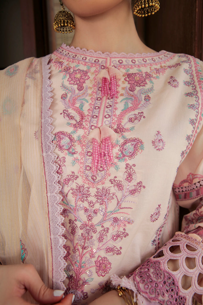 AQ-08 SAMAR | Qalamkar | Qline Dastak Lawn Collection 2022
