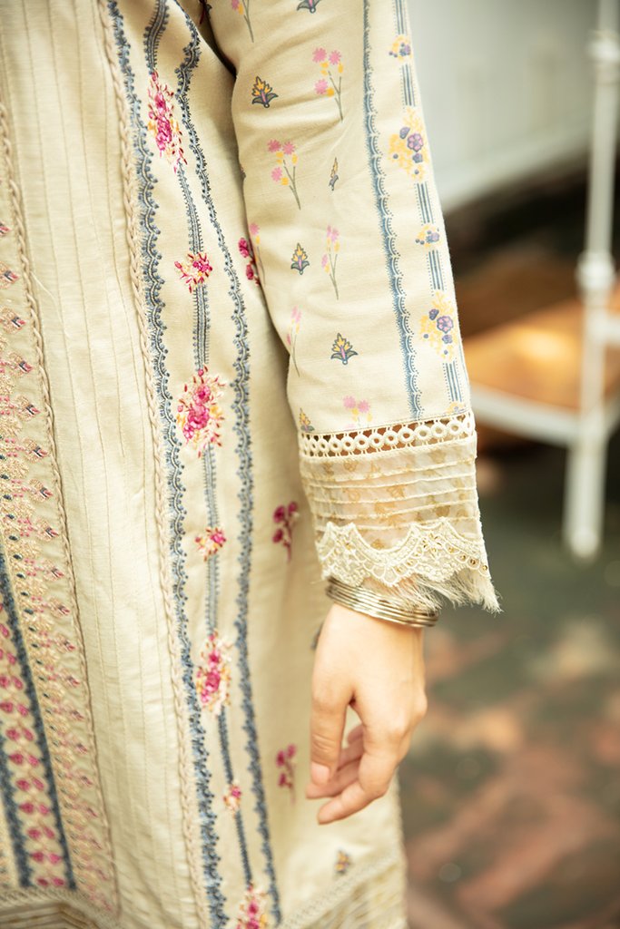 NW-05 | Qalamkar | Unstitched Qline Linen Collection 2021