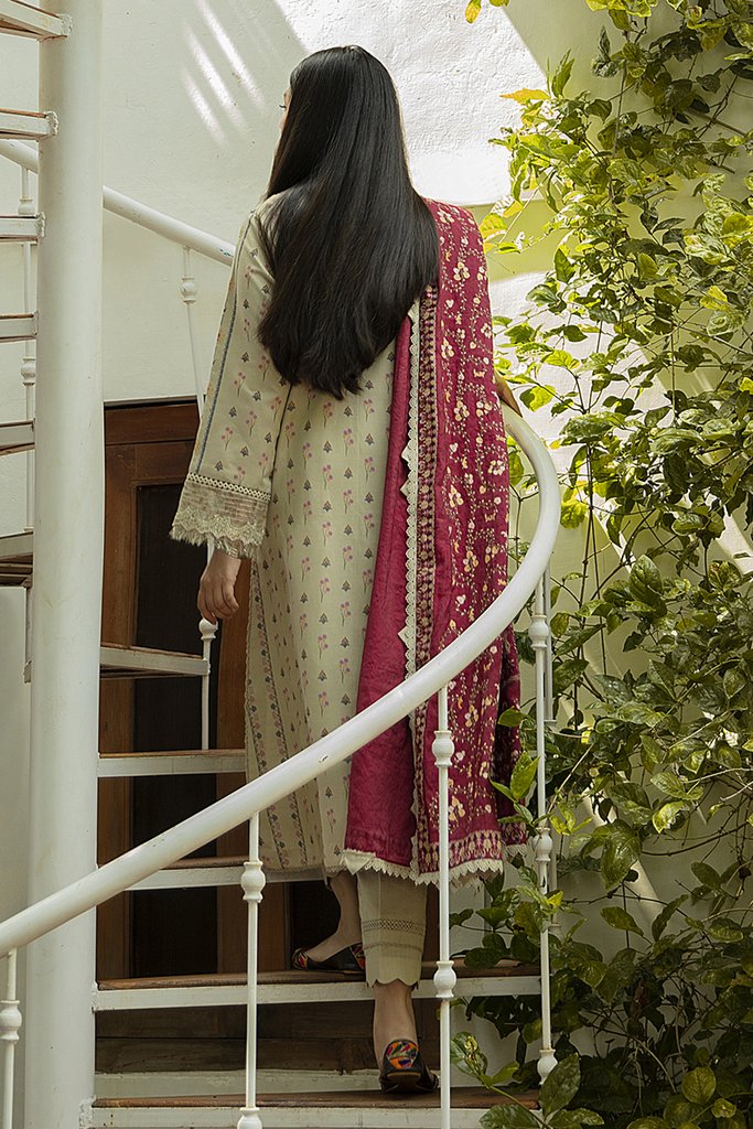 NW-05 | Qalamkar | Unstitched Qline Linen Collection 2021
