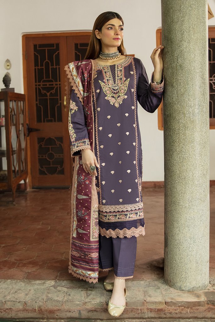 NW-09 | Qalamkar | Unstitched Qline Linen Collection 2021