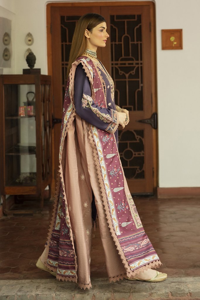 NW-09 | Qalamkar | Unstitched Qline Linen Collection 2021