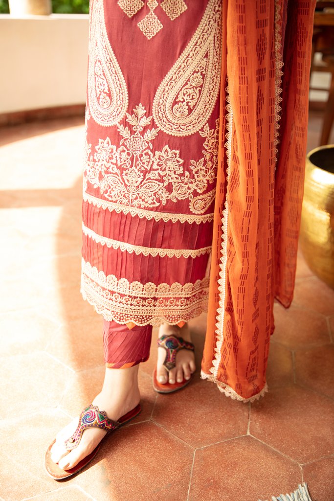 NW-07 | Qalamkar | Unstitched Qline Linen Collection 2021