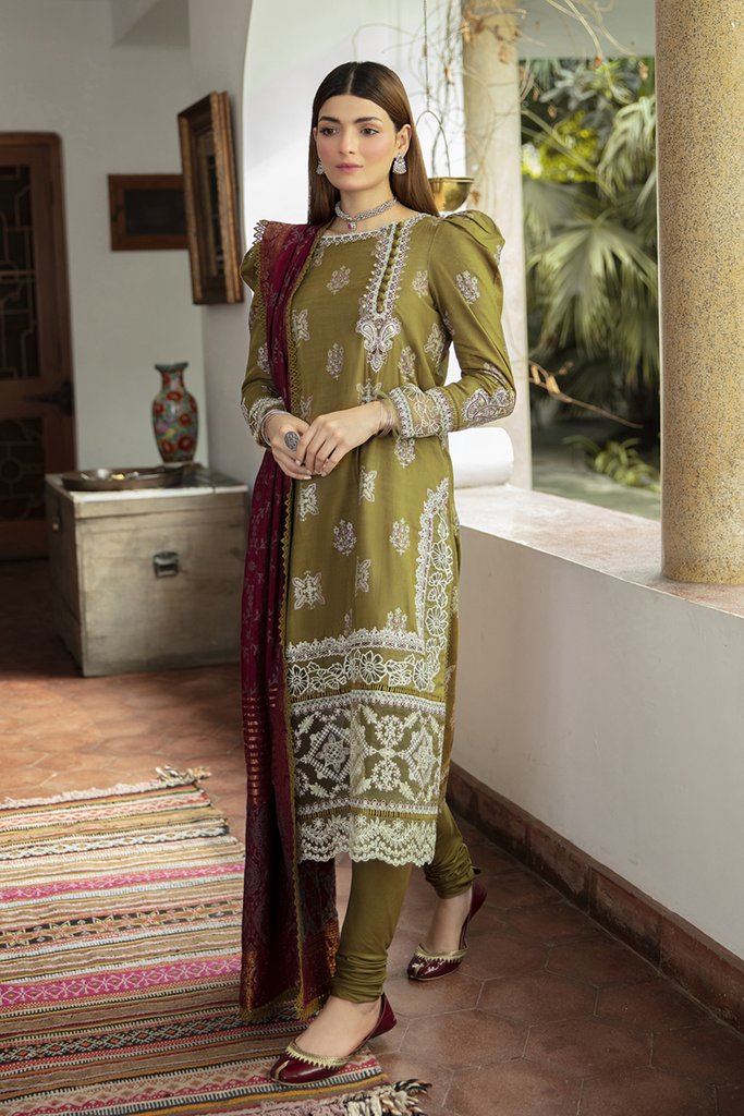 NW-11 | Qalamkar | Unstitched Qline Linen Collection 2021