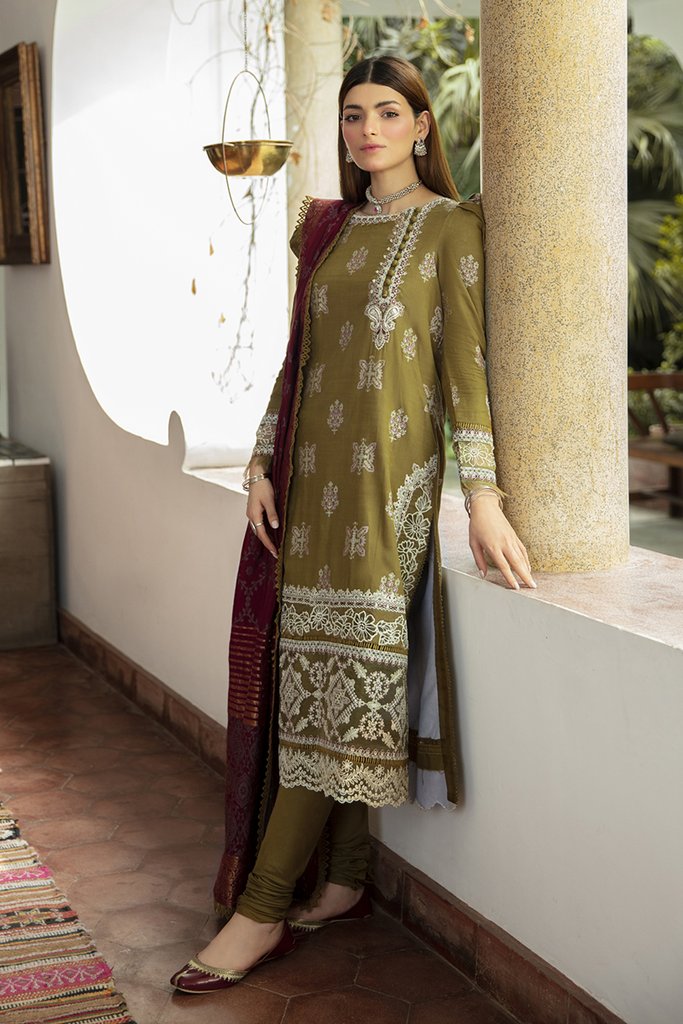 NW-11 | Qalamkar | Unstitched Qline Linen Collection 2021