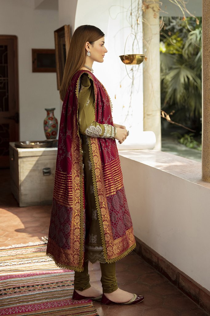 NW-11 | Qalamkar | Unstitched Qline Linen Collection 2021