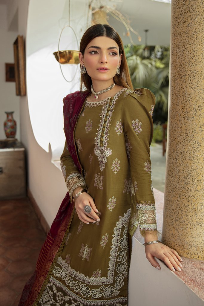 NW-11 | Qalamkar | Unstitched Qline Linen Collection 2021