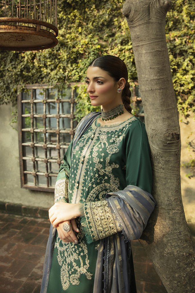 NW-04 | Qalamkar | Unstitched Qline Linen Collection 2021