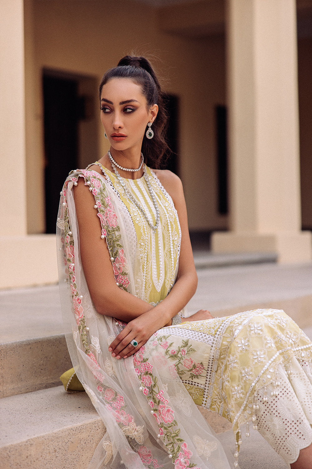 Daffodil - SR - 07 | Saira Rizwan | Luxury Lawn 2023