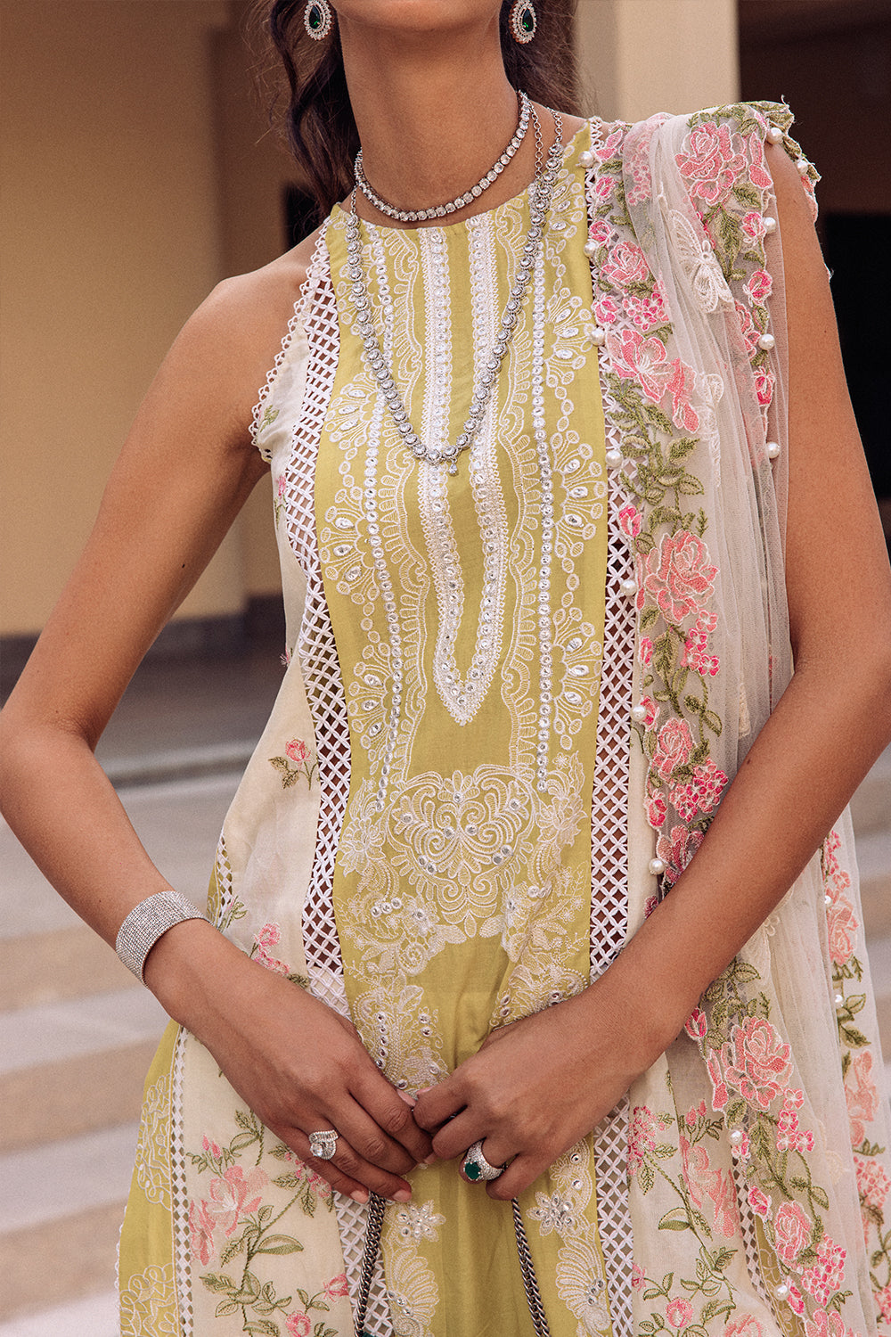 Daffodil - SR - 07 | Saira Rizwan | Luxury Lawn 2023