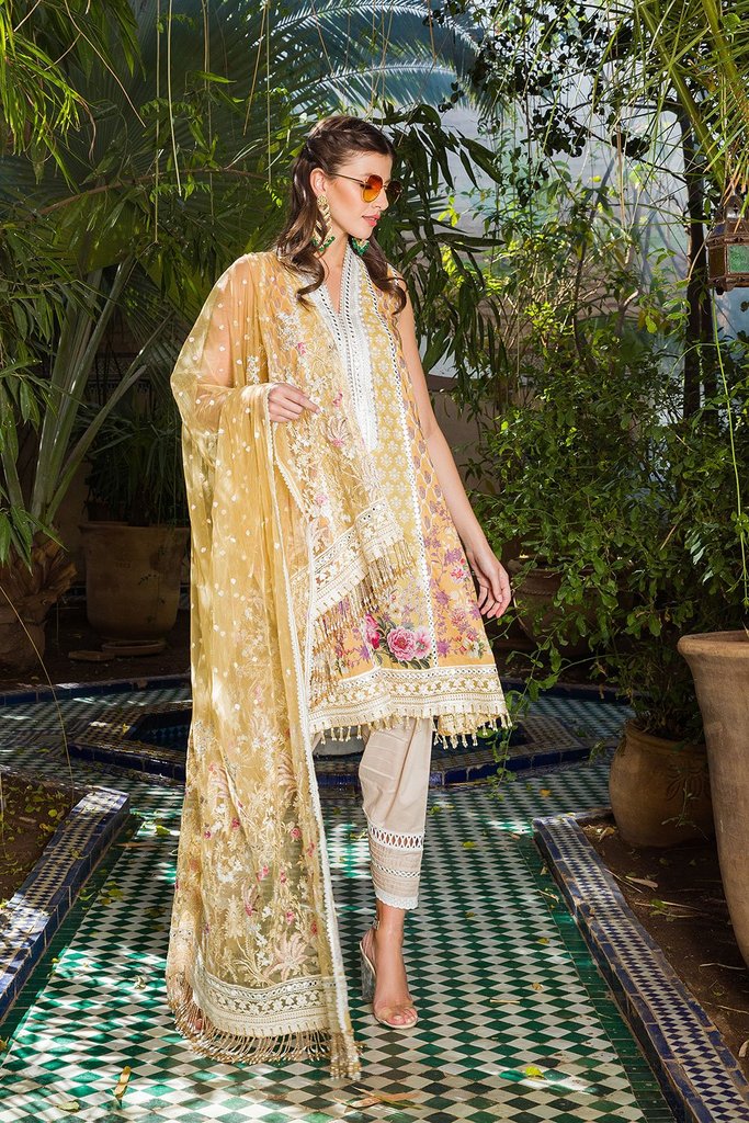 Design 13A | Sobia Nazir | Unstitched | Luxury Lawn 2020