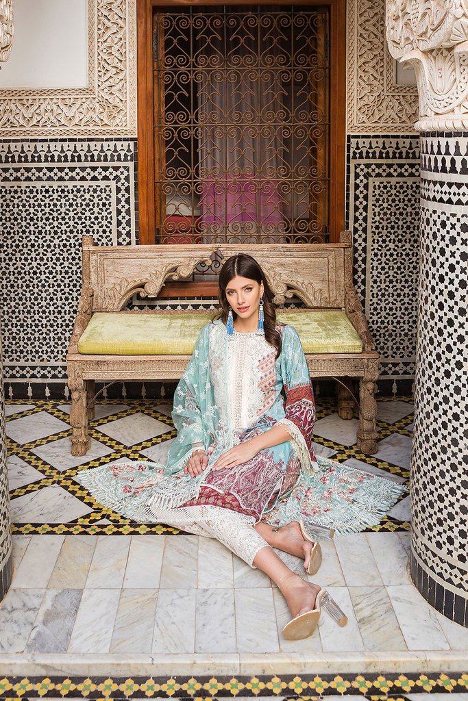 Design 15A | Sobia Nazir | Unstitched | Luxury Lawn 2020