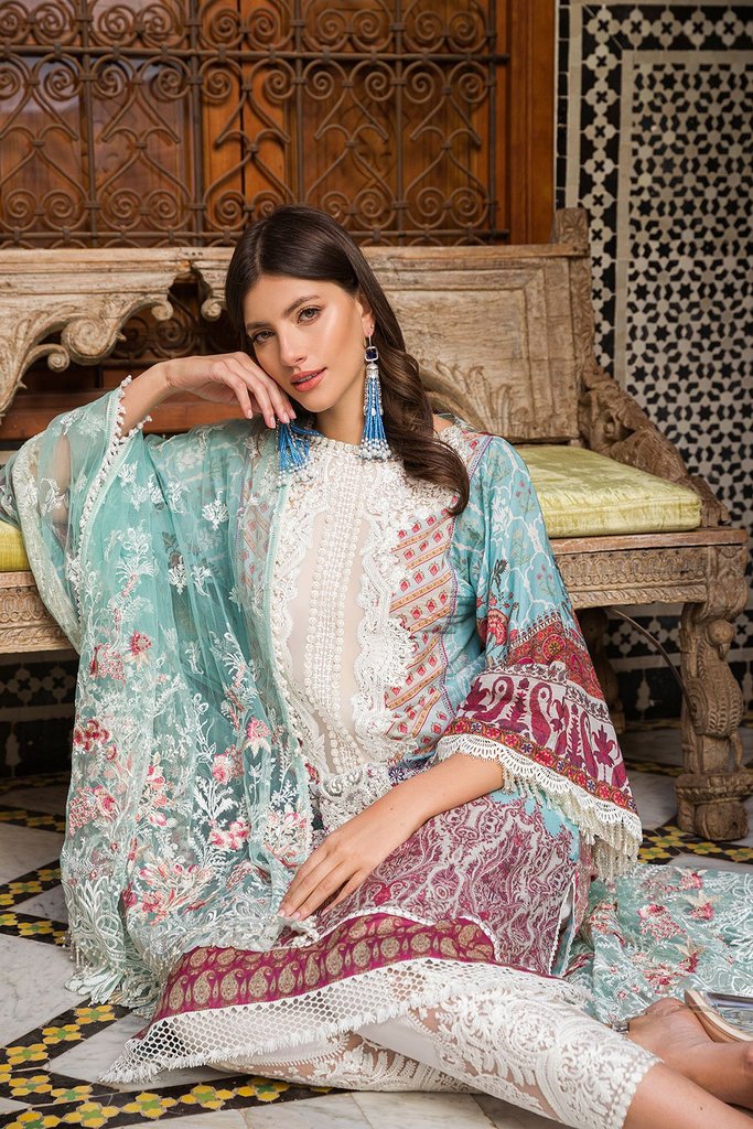 Design 15A | Sobia Nazir | Unstitched | Luxury Lawn 2020