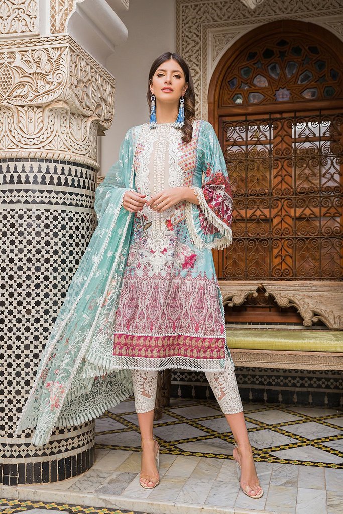 Design 15A | Sobia Nazir | Unstitched | Luxury Lawn 2020