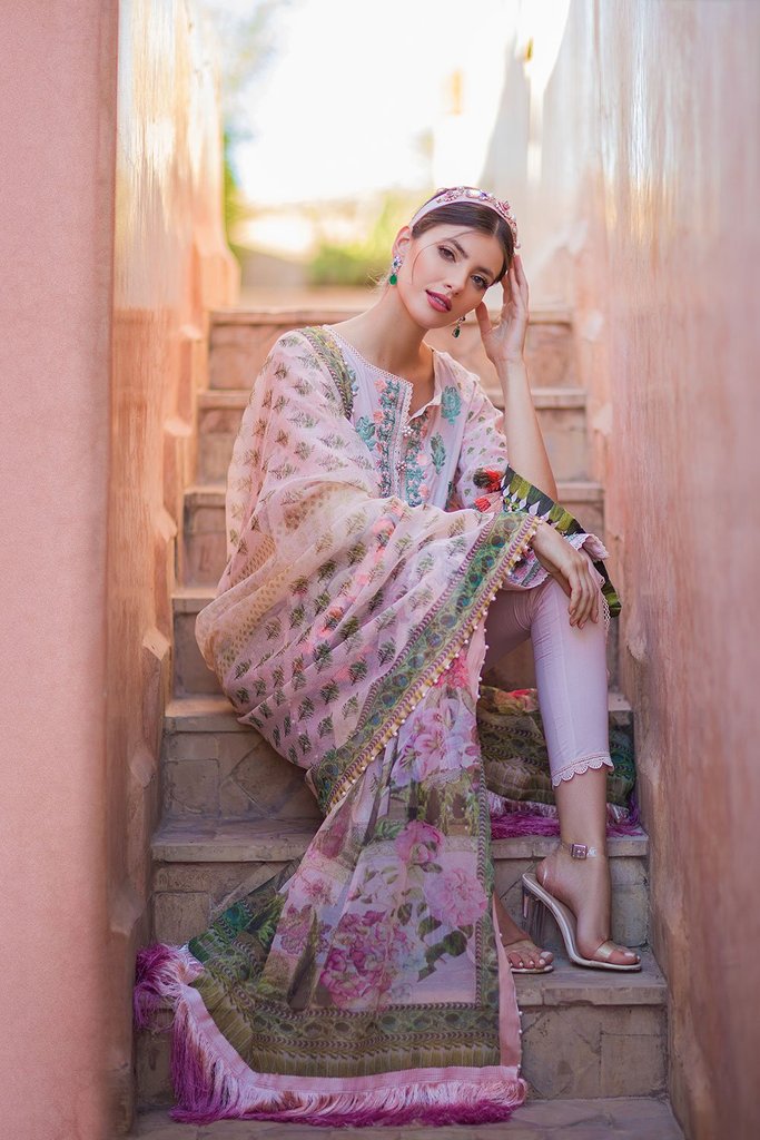 Design 3A | Sobia Nazir | Unstitched | Luxury Lawn 2020