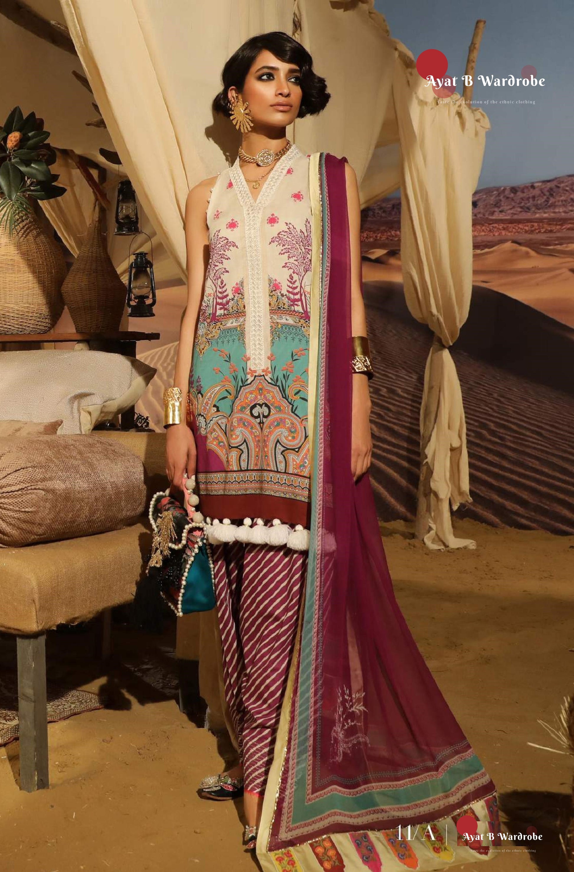 11-A [Sana Safinaz - Mahay Collection 2019]