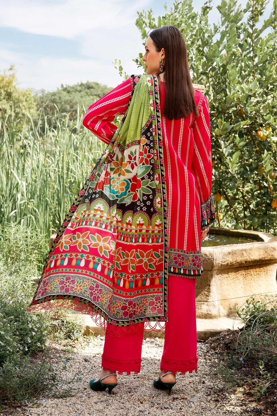 12B | Maria B | M Basics Unstitched Lawn 2023