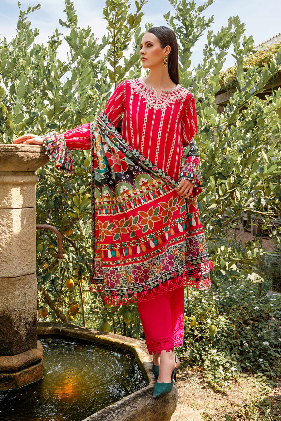 12B | Maria B | M Basics Unstitched Lawn 2023