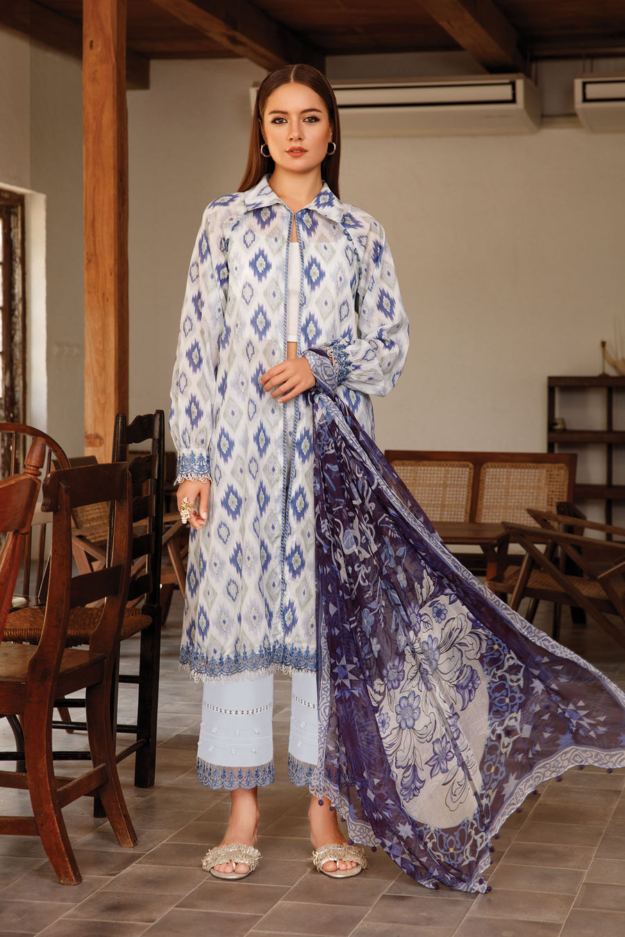 11A | Maria B | M Basics Unstitched Lawn 2023