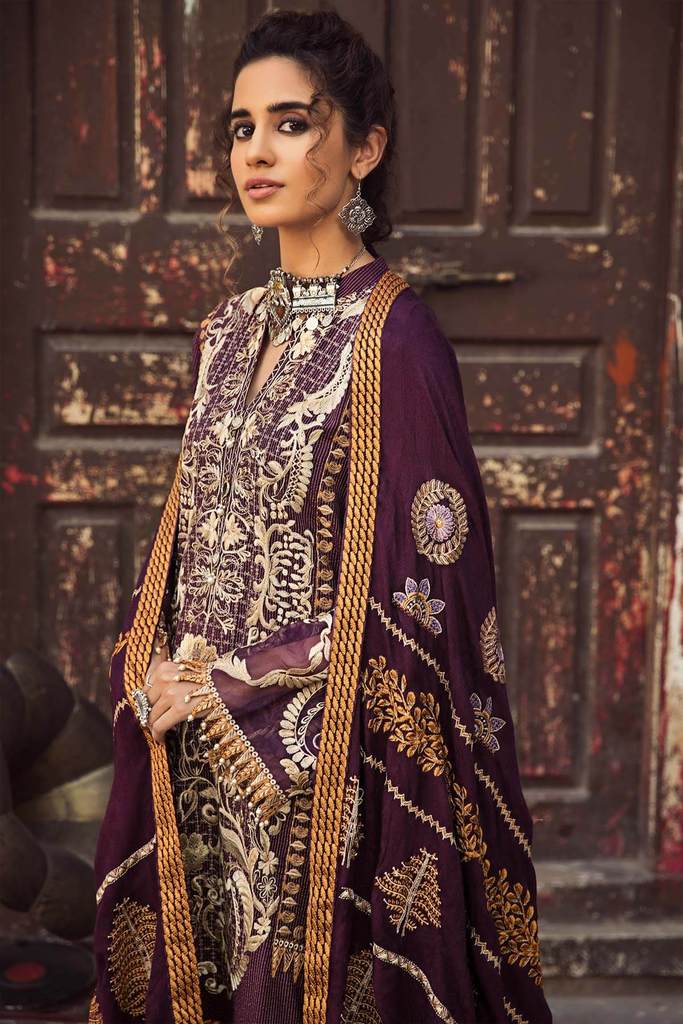 Plumburn MSK 02 | Charizma | Signature | Masakali Fall'20 | Embroidered Premium Shawl Collection