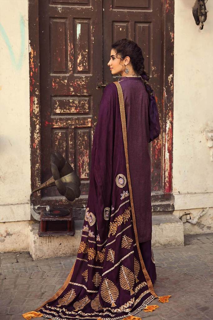 Plumburn MSK 02 | Charizma | Signature | Masakali Fall'20 | Embroidered Premium Shawl Collection