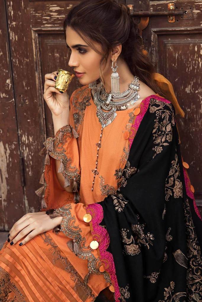 Cosmos MSK 10 | Charizma | Signature | Masakali Fall'20 | Embroidered Premium Shawl Collection