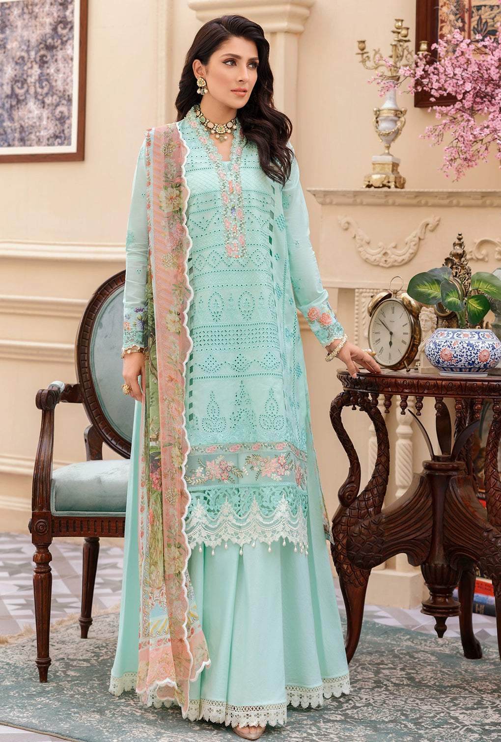 D - 05 - Kelly | Noor By Saadia Asad  | Eid Laserkari Collection 2022