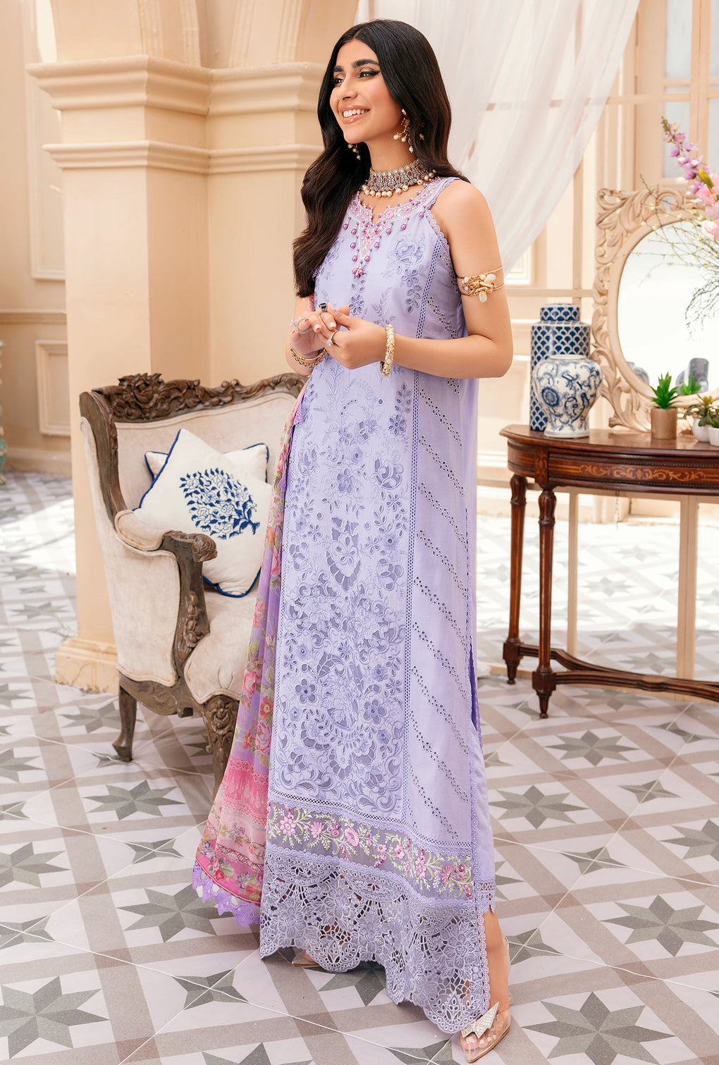 D - 12 - Bloom  | Noor By Saadia Asad  | Eid Laserkari Collection 2022