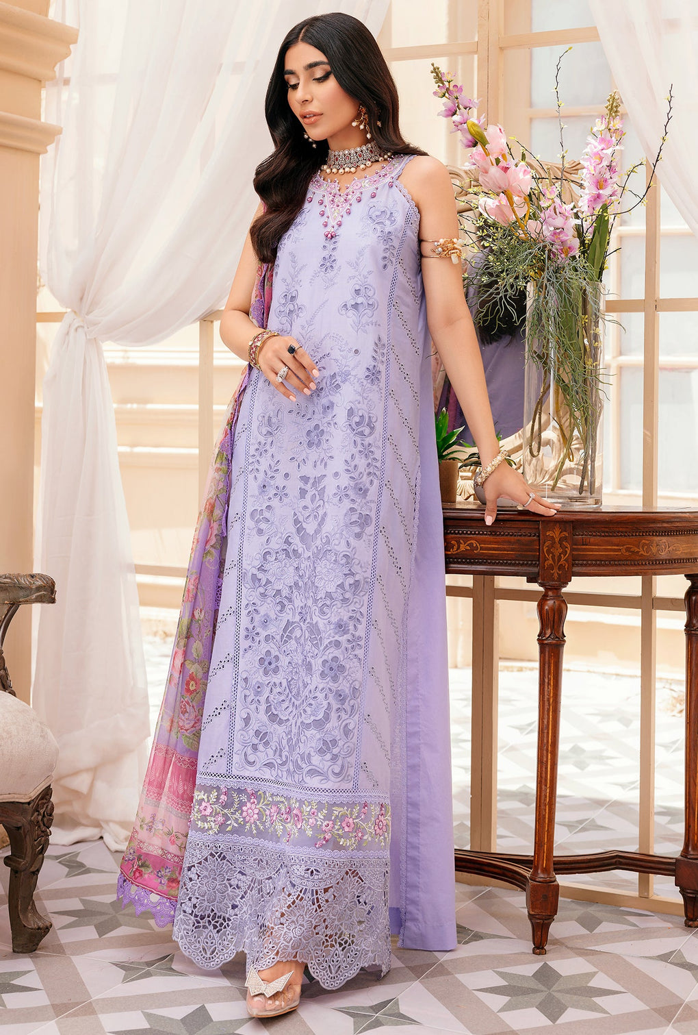 D - 12 - Bloom  | Noor By Saadia Asad  | Eid Laserkari Collection 2022