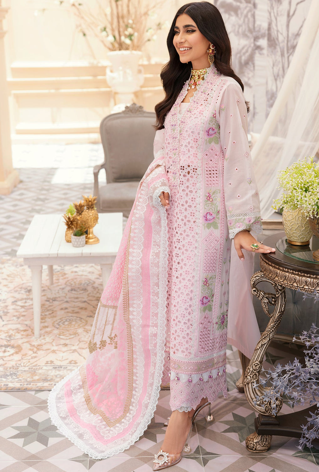 D - 02 - Blush | Noor By Saadia Asad  | Eid Laserkari Collection 2022