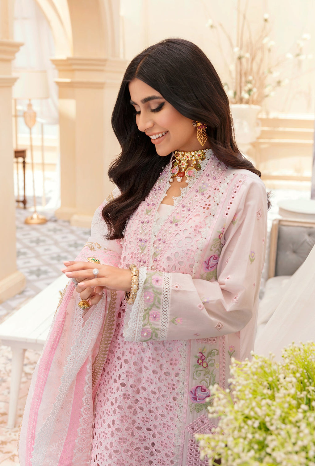 D - 02 - Blush | Noor By Saadia Asad  | Eid Laserkari Collection 2022