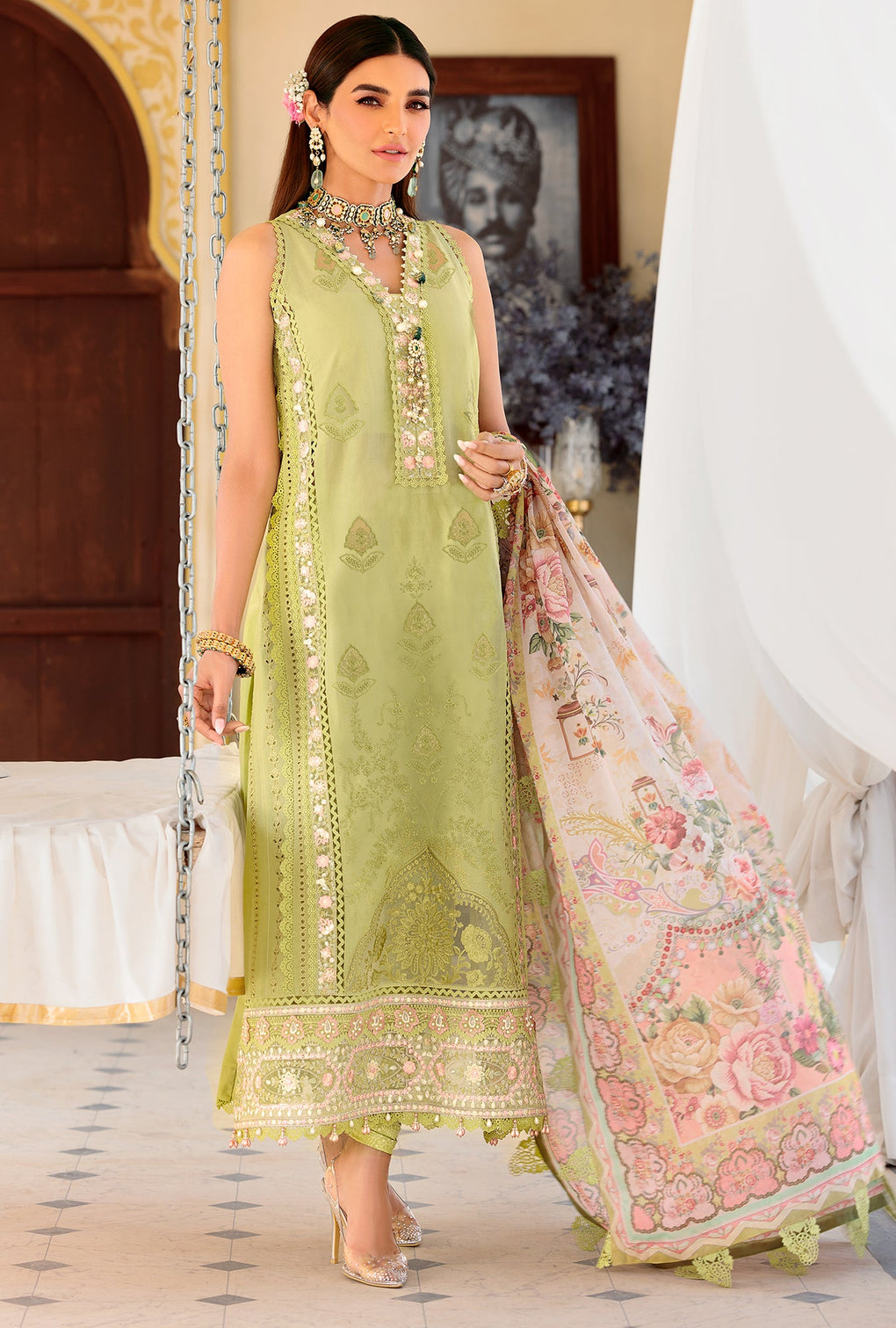 NEIDCHK22-D5-A-ZIBAA | Noor | Eid Chikankari Lawn 2022